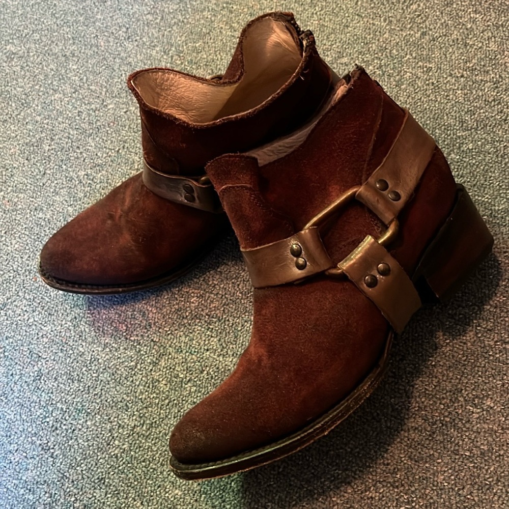 Freebird Suede Ankle Boots